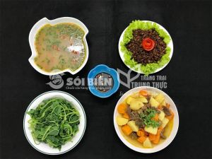 MENU 3 - DIỀM BÒ HẦM CỦ QUẢ